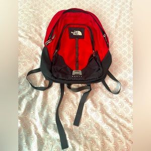 The North Face red backpack Great conditions!!!